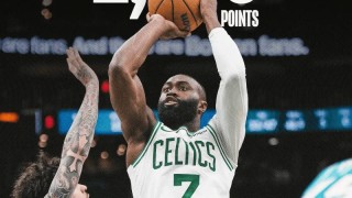 星空体育网站-凯尔特人官方分享海报：杰伦-布朗生涯首次单赛季砍下2000分